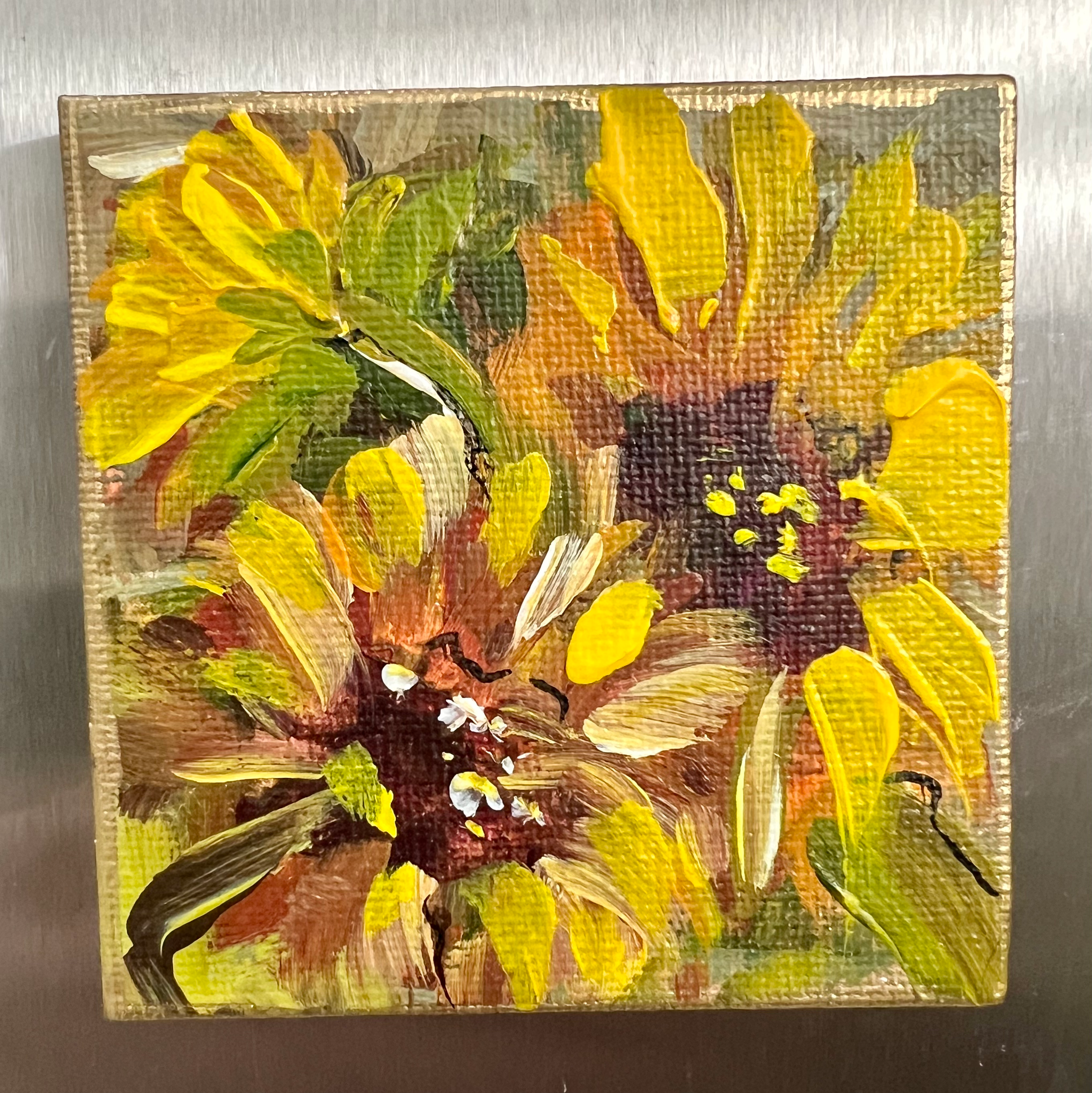 Sunflower #2 3” Magnet