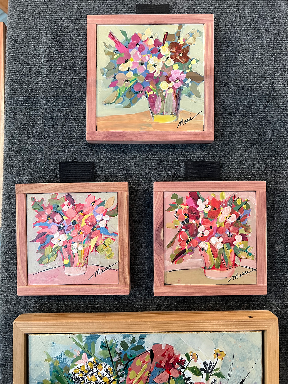 Thumbnail: “Blush & Bloom” 5” x 5” 