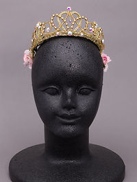 ゴールドティアラ・ピンクローズセット