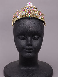 ピンクストーンティアラ