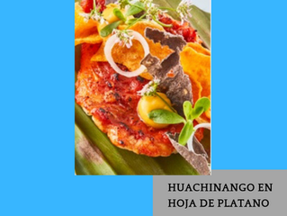 Huachinango en hoja de plátano