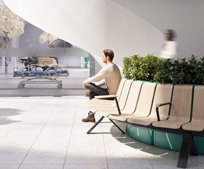 Healing Architecture von Green Furniture mit modularen Sitzlösungen -Nova C & Ascent Serie 