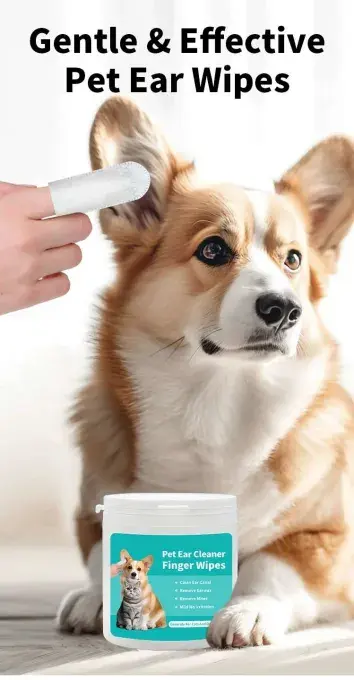 Thumbnail: Pet Ear Cleaner Finger Wipes
