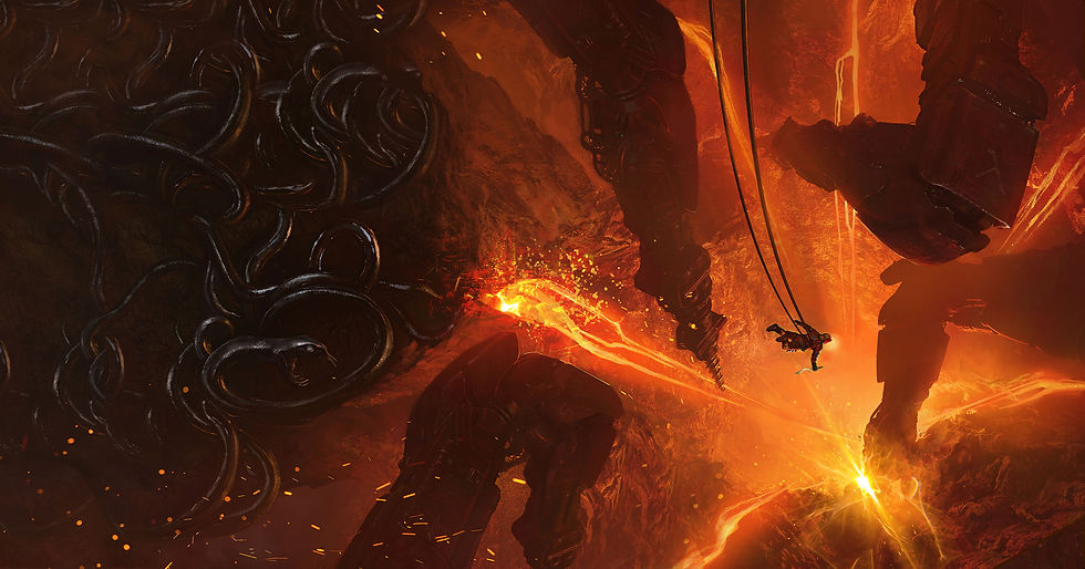 Dust Jacket Art for Artist Edition by Marc Simonetti