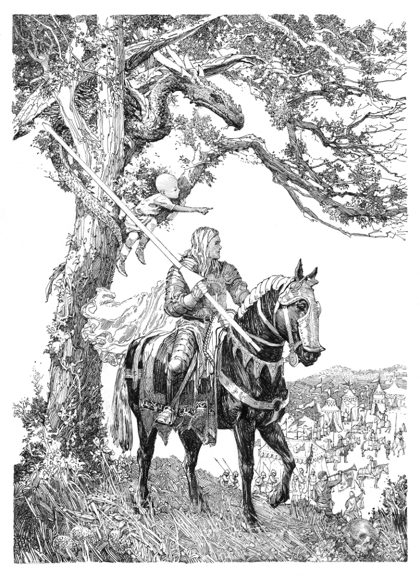 Dunk and Egg Illustration: The Knight of the Seven Kingdoms