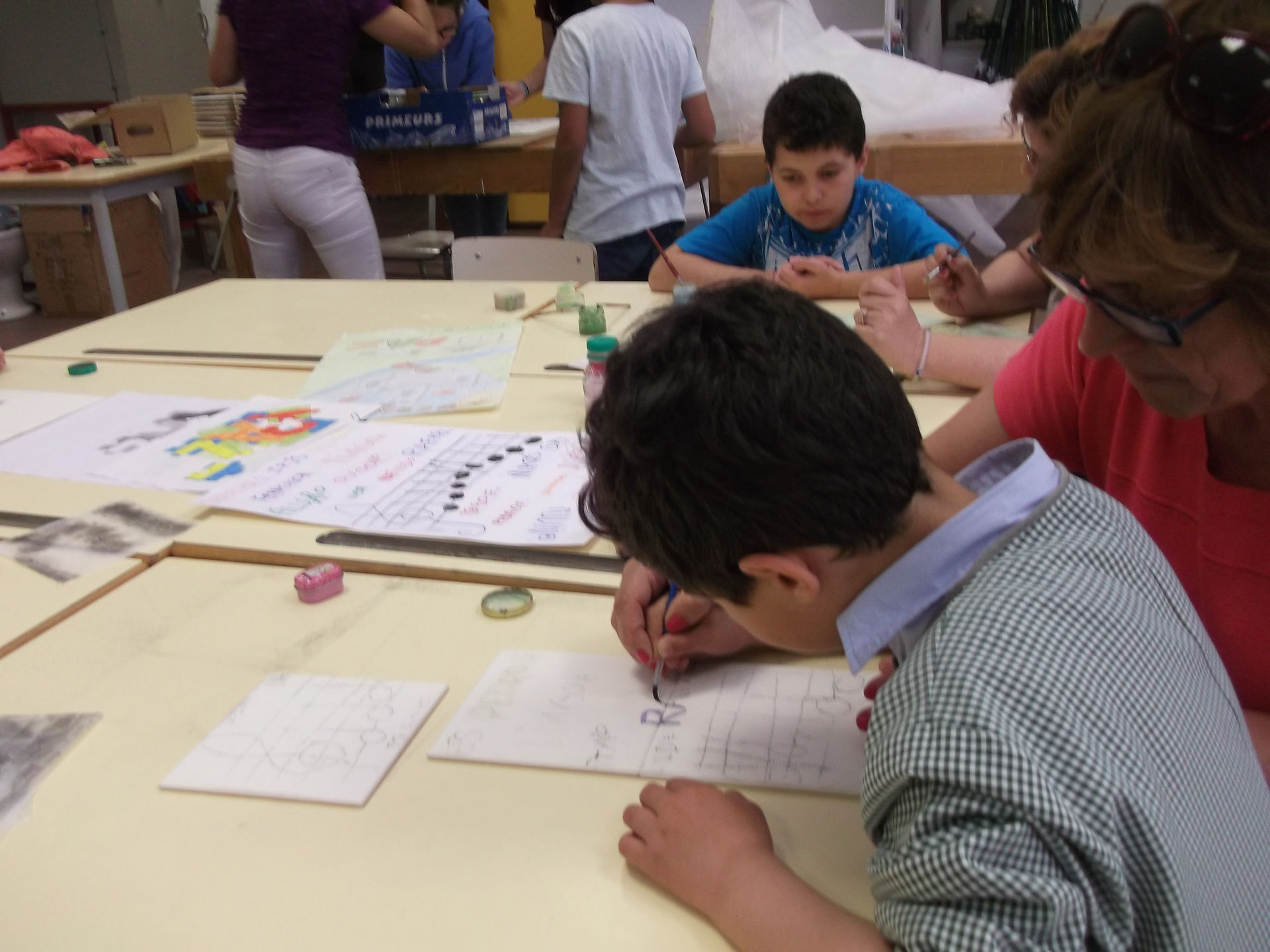 Elaboração do azulejo