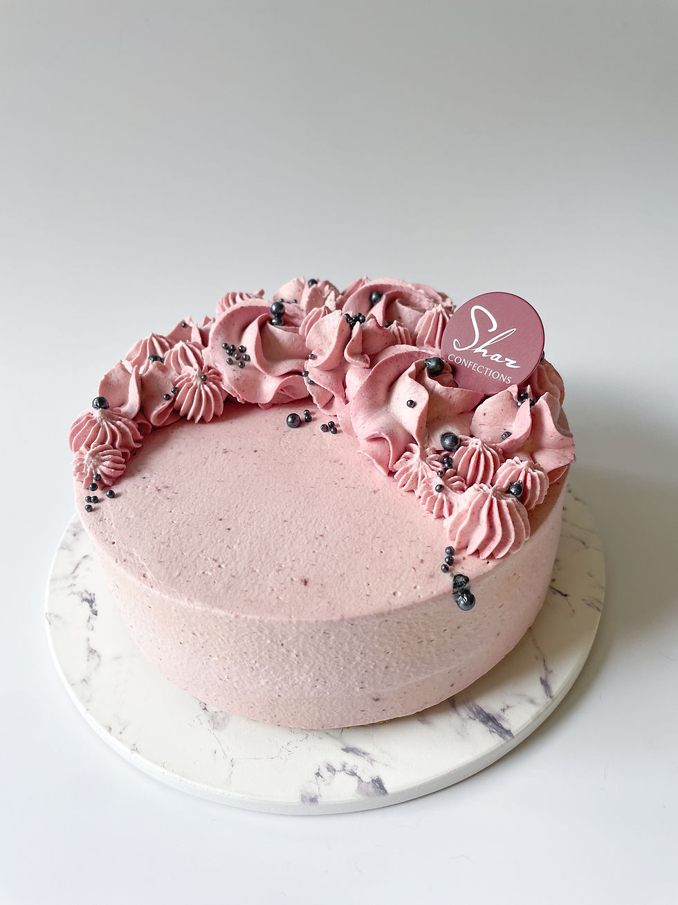 Strawberry Coconut Cream Cake