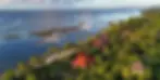 View of Island View Beachfront Resort complex where is Anda Scuba Diving SSI Dive Center