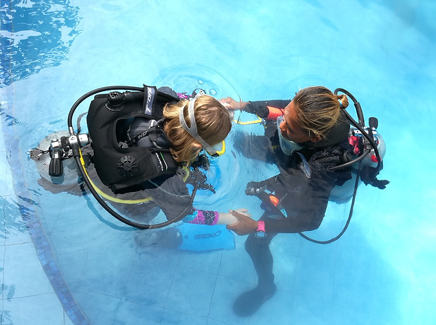 Bubblemaker pool Anda Scuba Diving