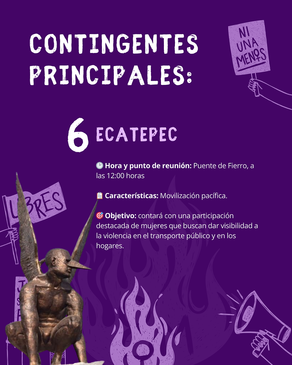 Convocatorias 8M Ecatepec