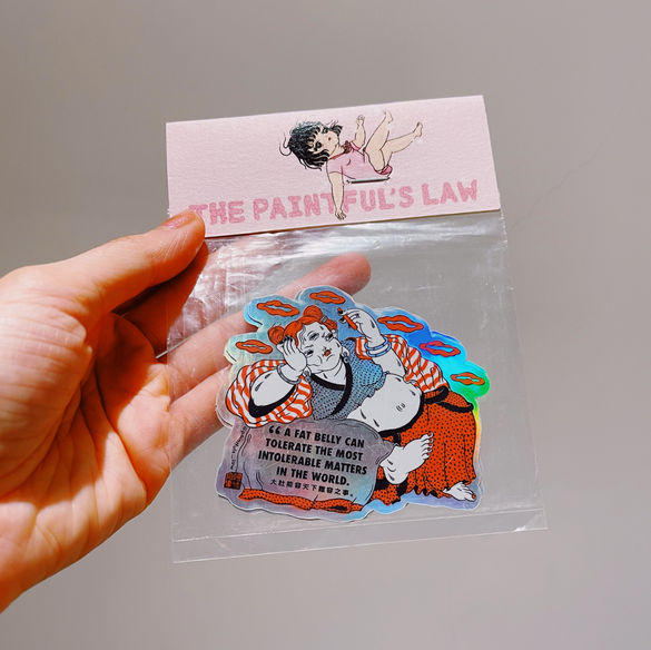 Stickers pack with packaging.