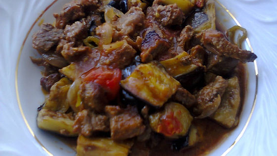 Patlıcan (Etli) / Eggplant with Diced Beef