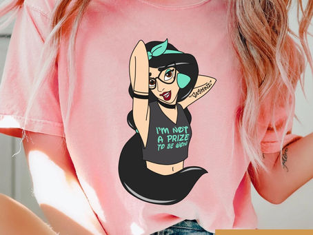 Disney Princess Jasmine I'm Not A Prize To Be Won Portrait Women's T-shirt, Sweatshirts, Hoodies