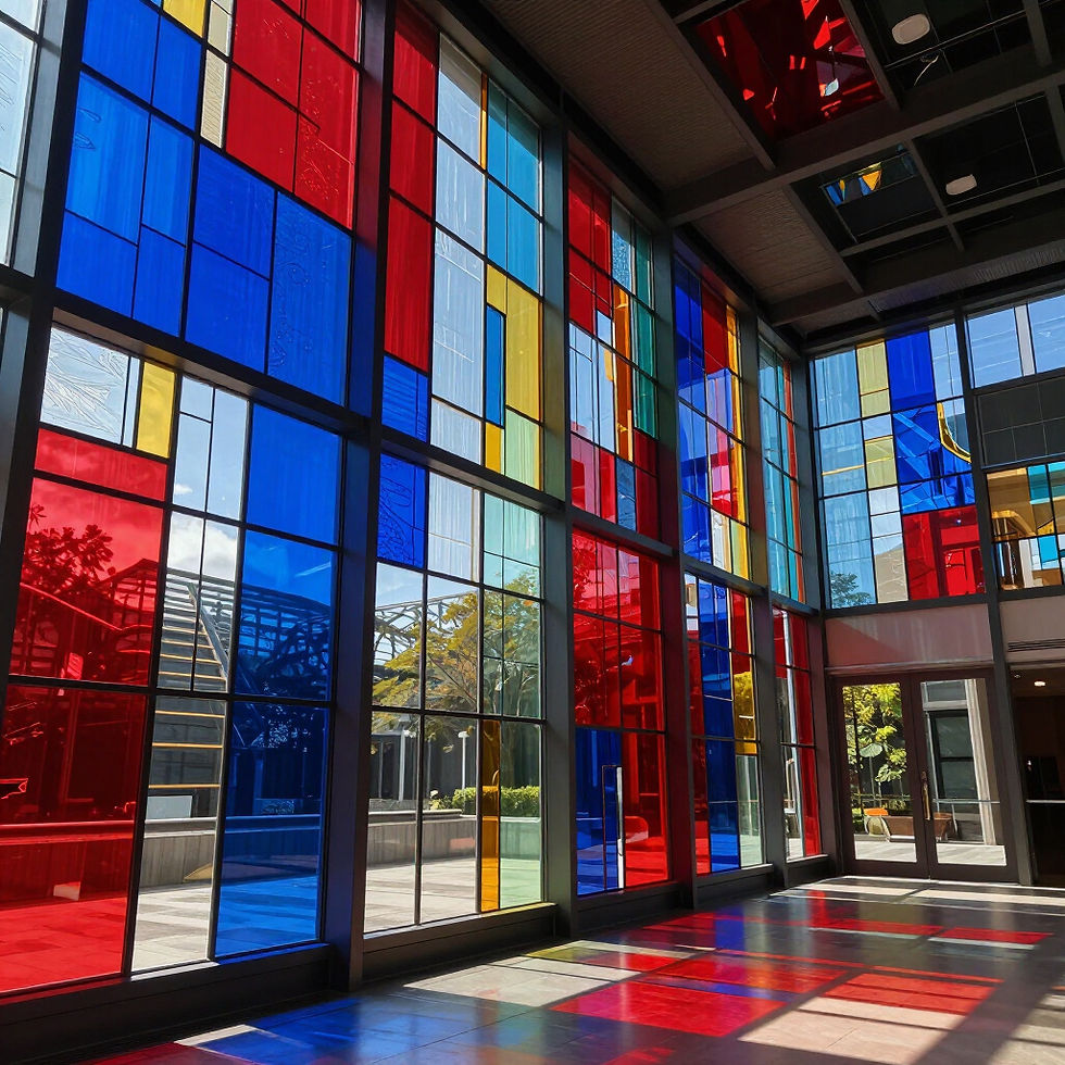 Colorful Glass Structure