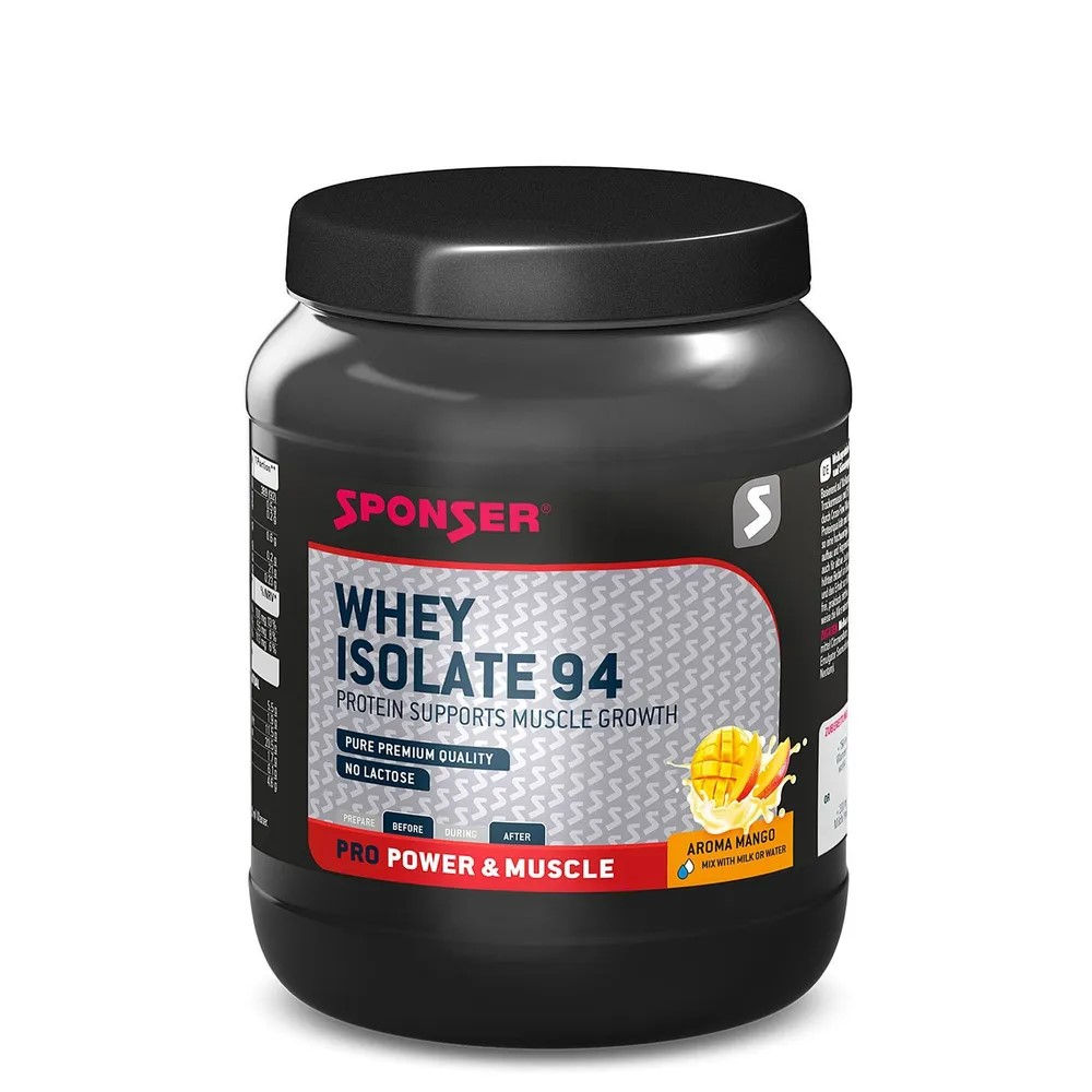 Sponser Whey Isolate Protein 94, изолят сывороточного белка, манго, 425 г,