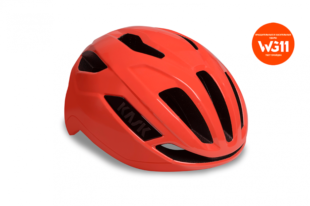 ВЕЛОШЛЕМ KASK SINTESI (МАНДАРИНОВЫЙ)