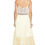Thumbnail: Natural Round Neck Sleeveless Crochet Lace Ruffle Dress