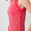 Thumbnail: side view red wash exposed seaming ribbed tank top