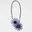 Thumbnail: Lilac Purple Flower Necklace