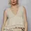 Thumbnail: Sleeveless Contrast Thermal Cropped Babydoll Top