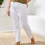 Thumbnail: Fulle View White Curvy Straight Leg Jeans