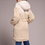 Thumbnail: Sandstone Hooded Fleece Coat