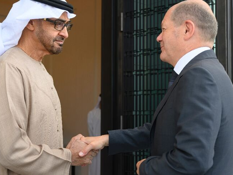 Scholz of Germany signs a gas agreement with the United Arab Emirates