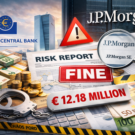ECB Fines J.P. Morgan SE €12.18 Million Over Prolonged Risk Reporting Failures
