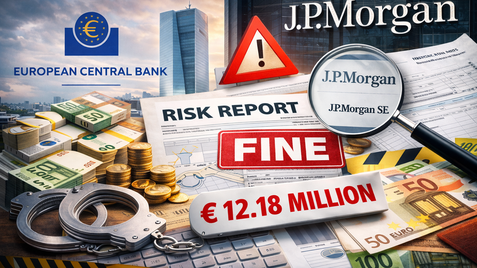 ECB Fines J.P. Morgan SE €12.18 Million Over Prolonged Risk Reporting Failures
