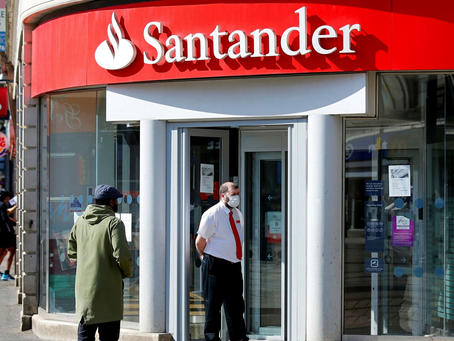 Santander: In a Christmas blunder, the bank pays out £130 million.