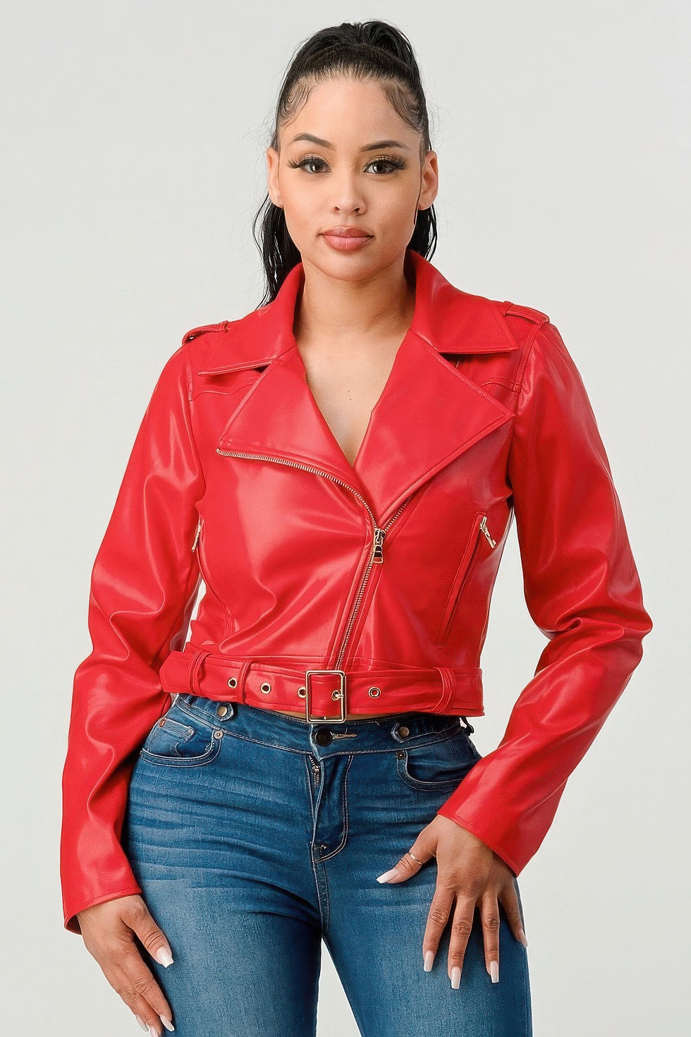 Thumbnail: Pu Leather Jacket