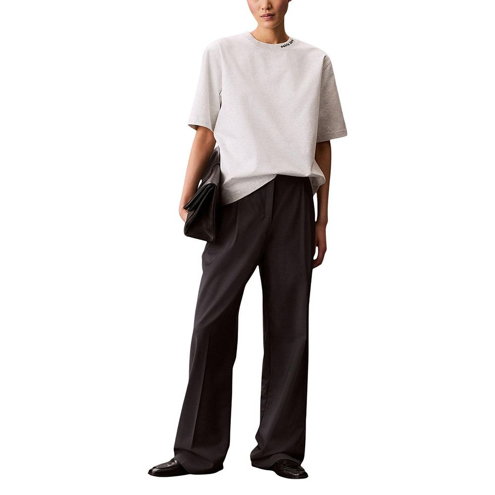 Thumbnail: Calvin Klein Jeans Gray Cotton T-Shirt