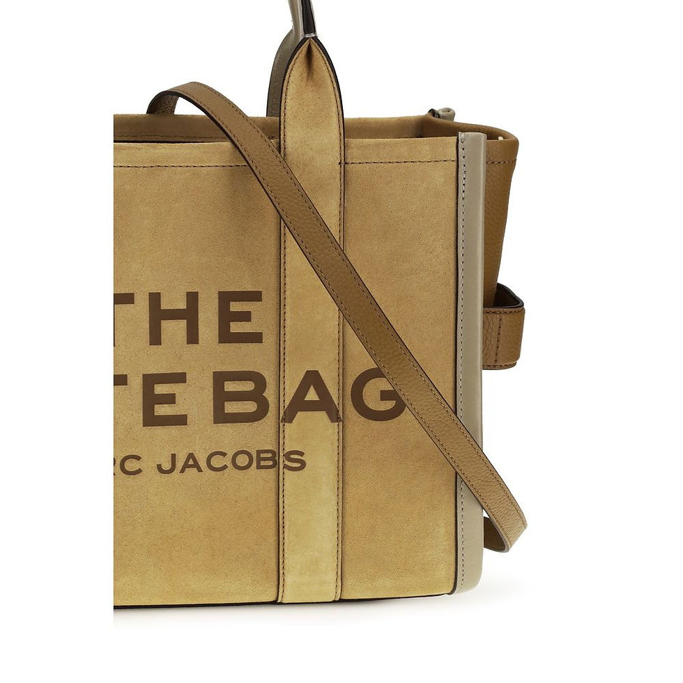 Thumbnail: Marc Jacobs Beige Calf Leather Bos Taurus Shoulder Bag