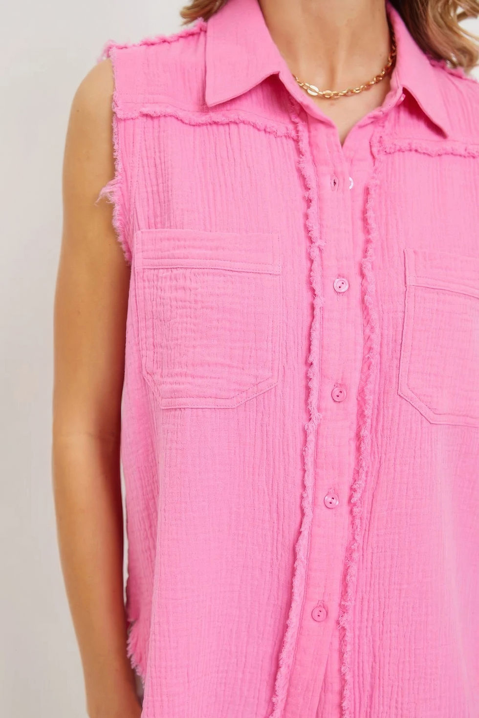 Thumbnail: Washed Cotton Gauze Shirt