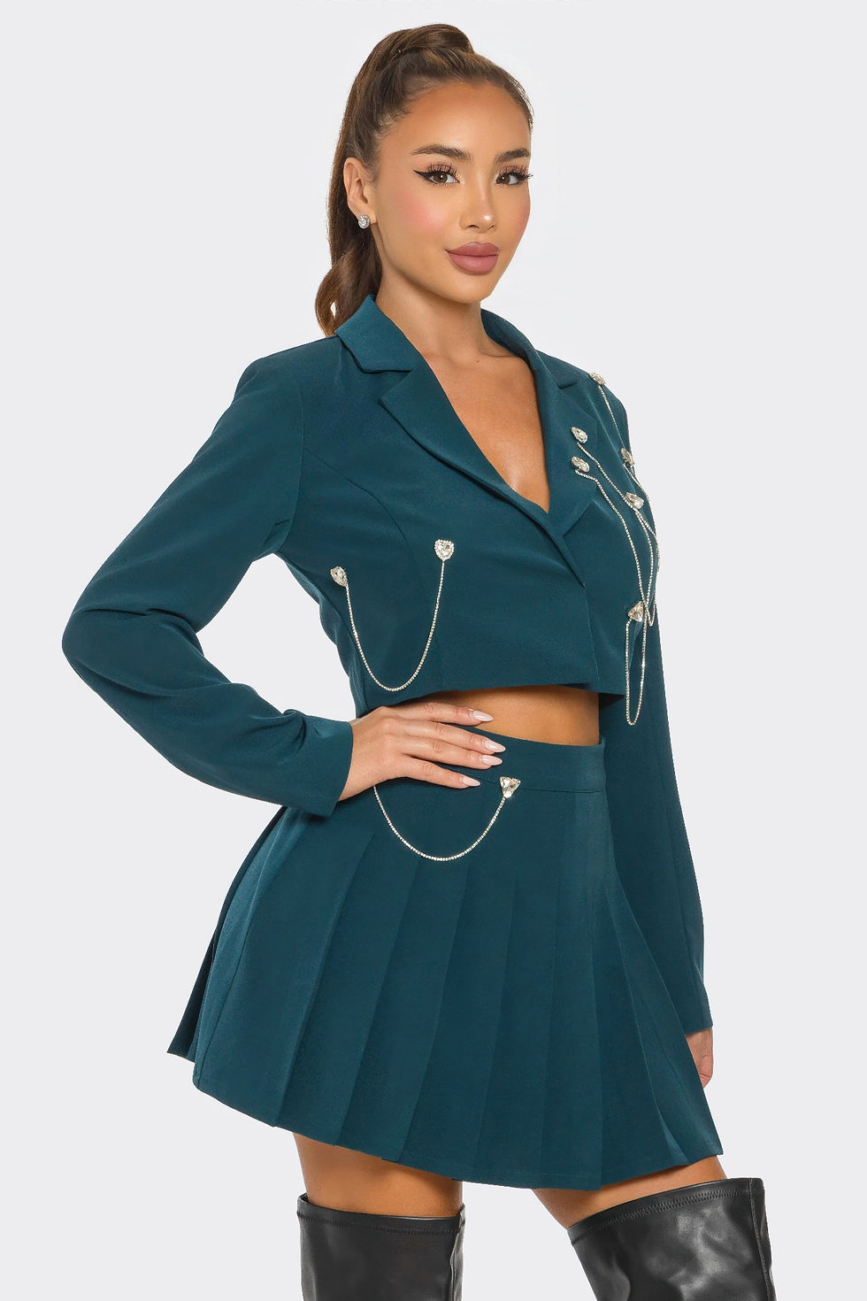 Thumbnail: Pleated Skirt Set 