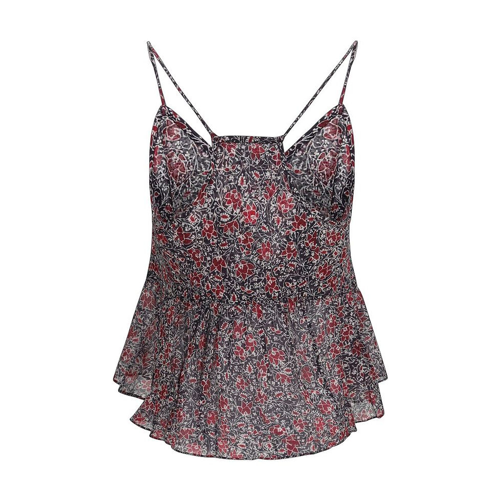 Thumbnail: Marant Etoile Purple Cotton Pattern Shirt