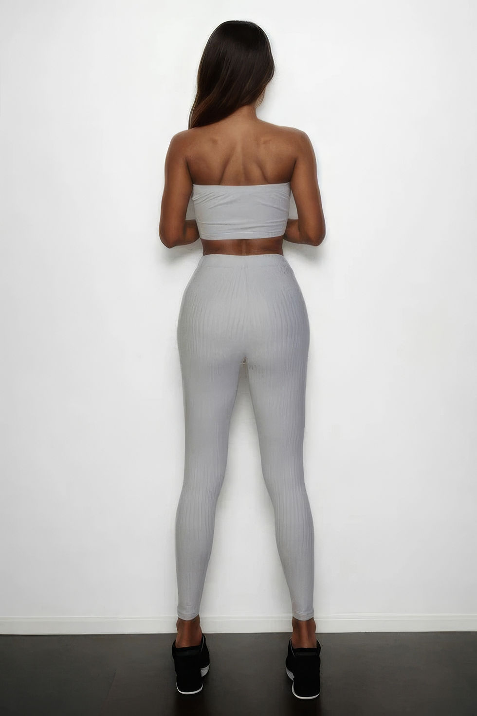 Thumbnail: Ribbed Tube Top & Leggings Set