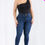 Thumbnail: Plus size one shoulder solid casual bodysuit