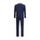 Thumbnail: Tagliatore Blue Fleece Wool Two-Piece Suit