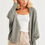 Thumbnail: Batwing Sleeve Open Front Cardigan
