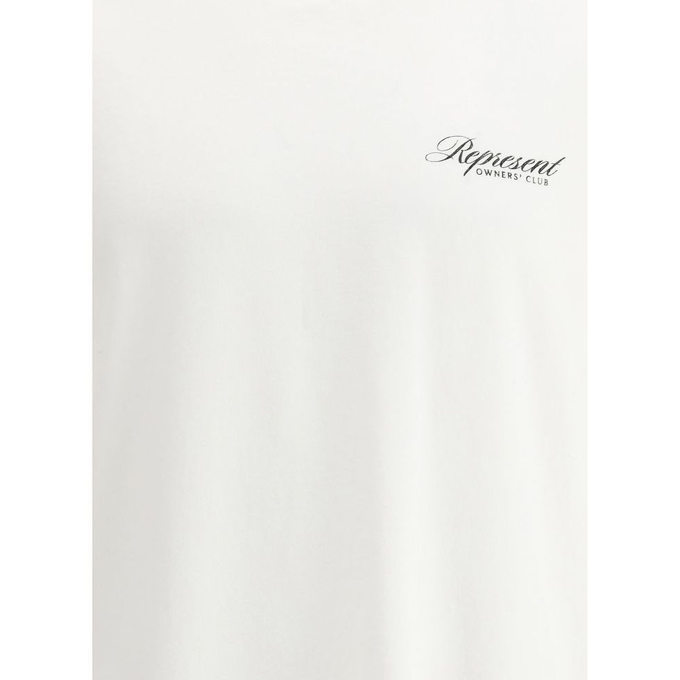 Thumbnail: Represent White Cotton T-Shirt