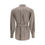 Thumbnail: Brunello Cucinelli Brown Fleece Wool Pattern Shirt