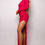 Thumbnail: Long Sleeve V Neck Open Back Maxi Dress