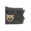 Thumbnail: PINKO Black Calf Leather Bos Taurus Shoulder Bag