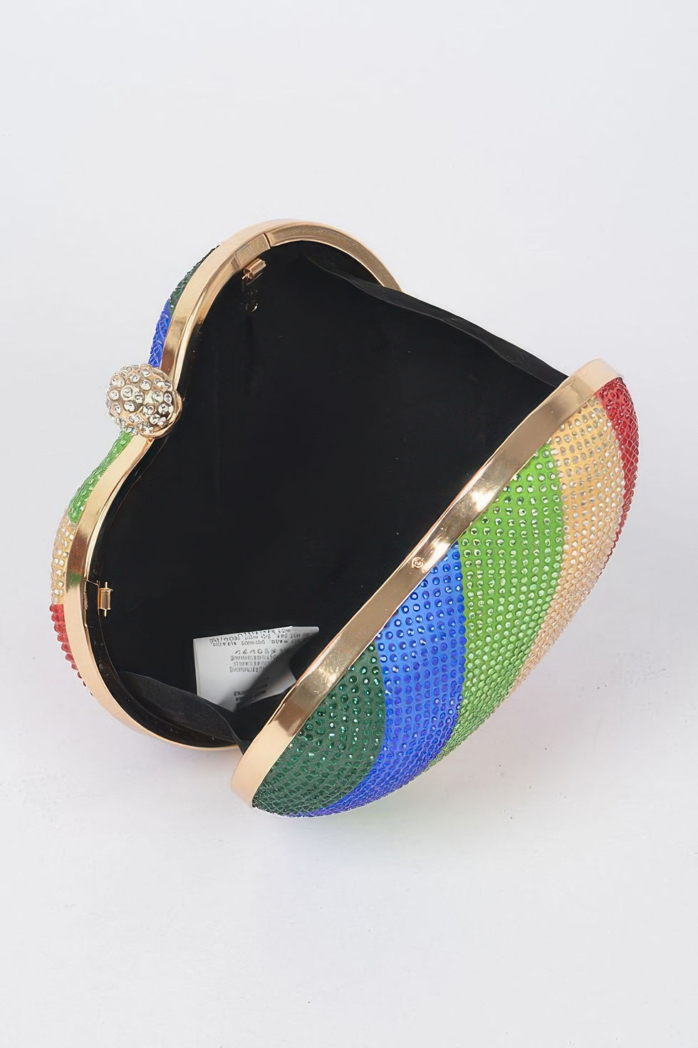 Thumbnail: Rhinestone Hotfix Multi Color Clutch