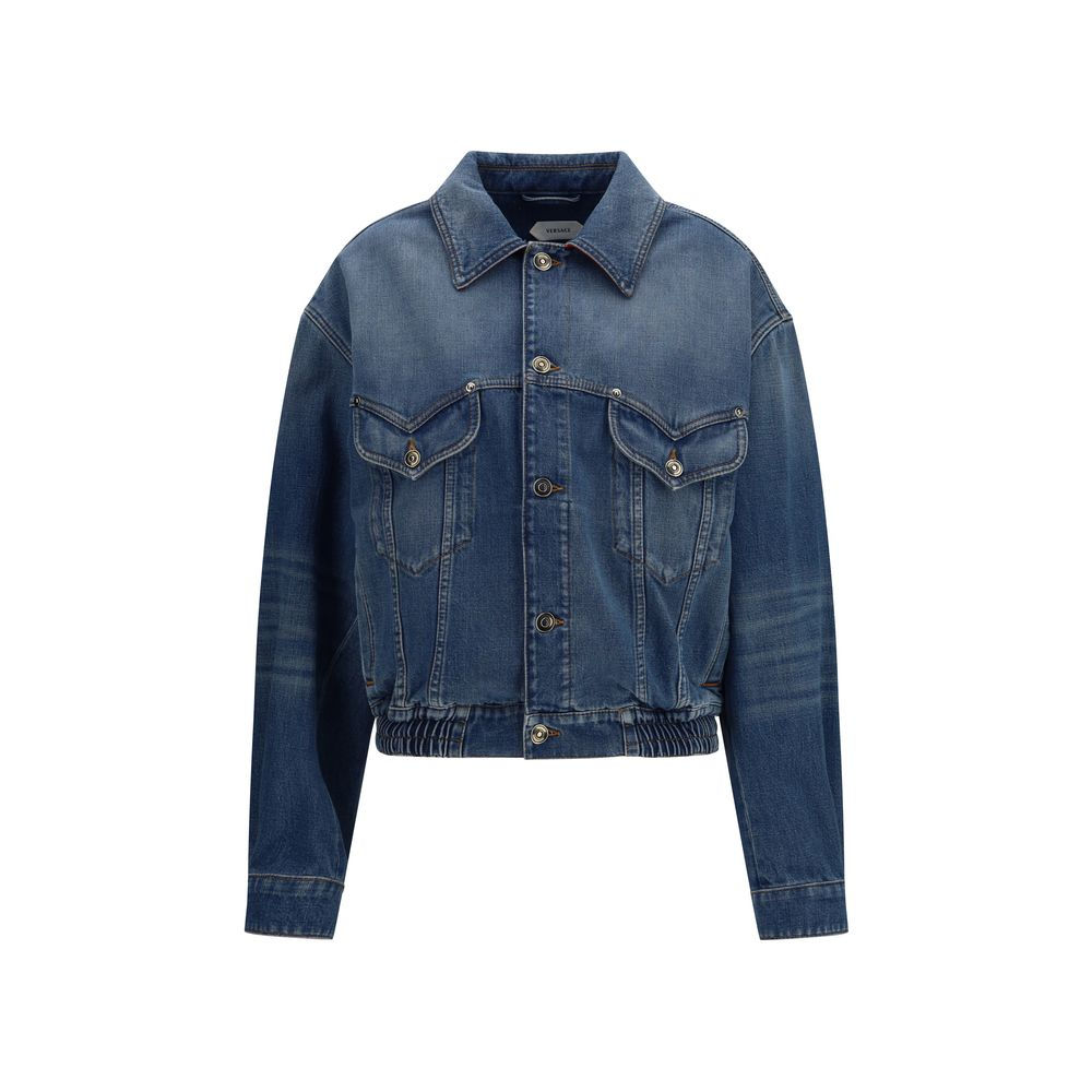 Versace Blue Cotton Clothing