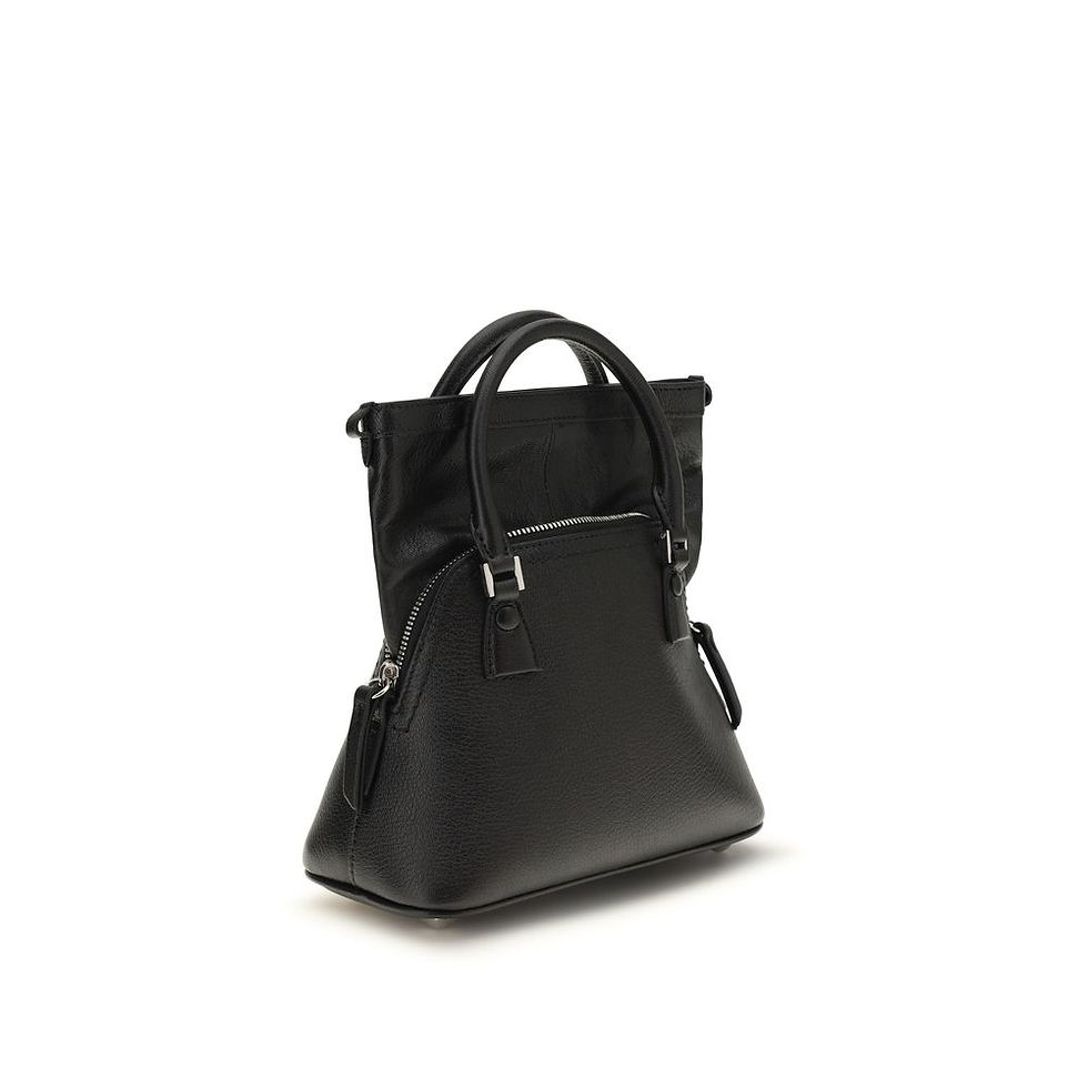 Thumbnail: Maison Margiela Black Goatskin Handbag