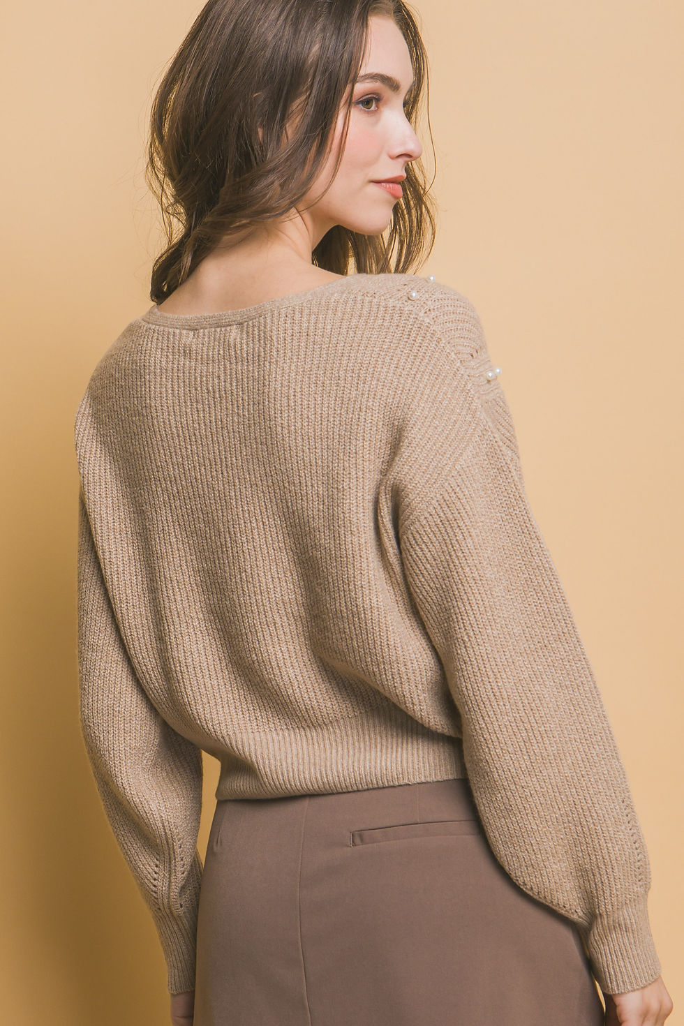 Thumbnail: Pearl details sweater