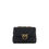 Thumbnail: PINKO Black Calf Leather Bos Taurus Shoulder Bag