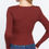 Thumbnail: Rib Sweater Top W/front Zipper